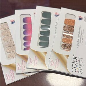 Color Street Glitter and Solid Nail Strips Collection